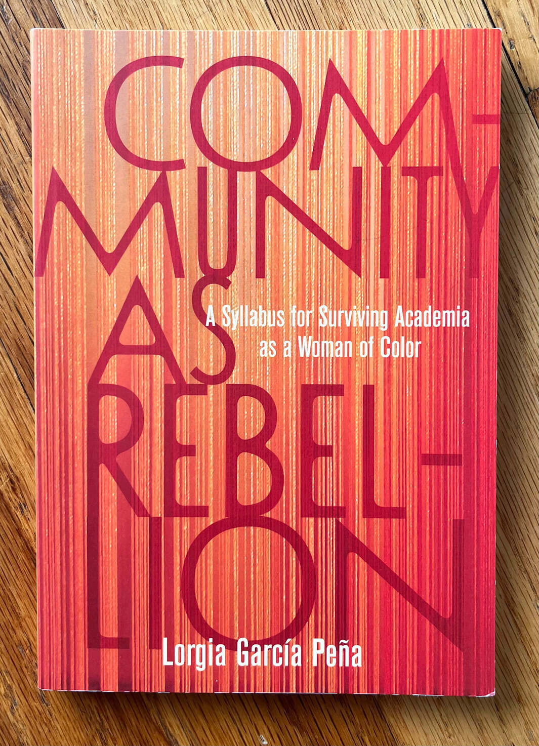 “Community as Rebellion: A Syllabus for Surviving Acedemia as a Woman of Color” by Lorgia García Peña