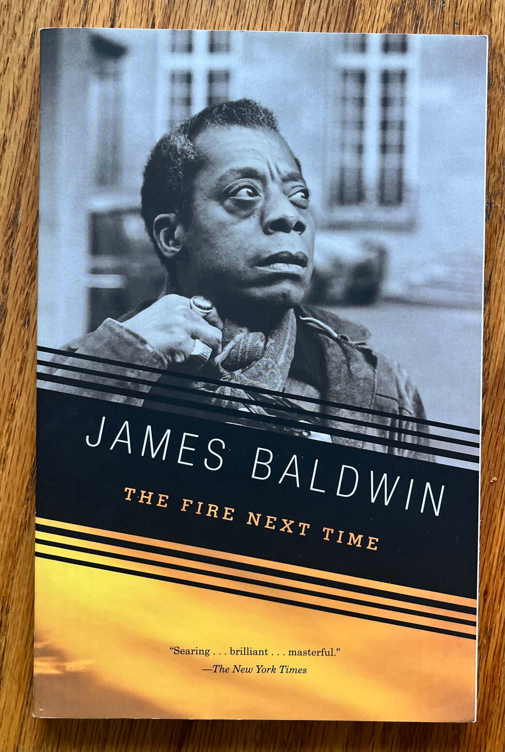 “The Fire Next Time” by James Baldwin.
